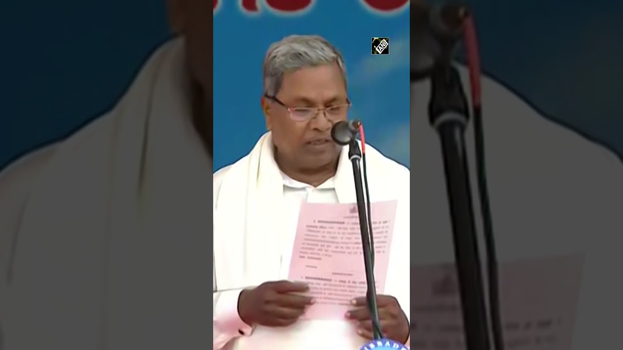 Siddaramaiah takes oath as 24th Chief Minister of Karnataka