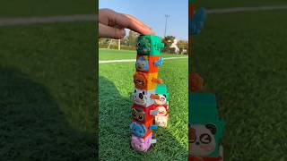 Pressable Animal Stacking Blocks | Sensory Stacking Toy Set | Fun & Educational Montessori Toy