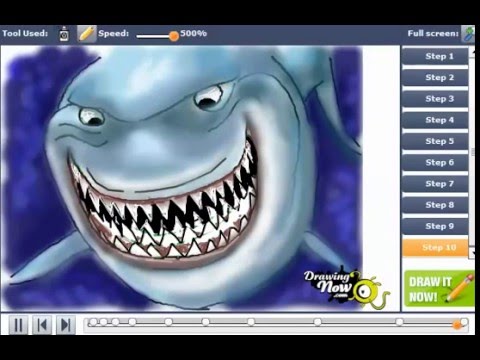 How to Draw a Great White Shark - YouTube