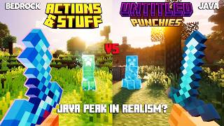 ACTIONS AND STUFF Bedrock vs UNTITLED PUNCHIES Java COMPARISON (punchy mod) Wealth