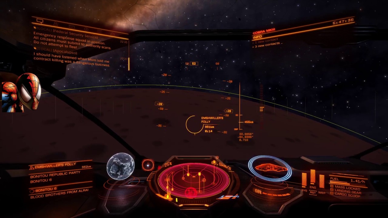 Elite Dangerous: How I land on planets easier - YouTube