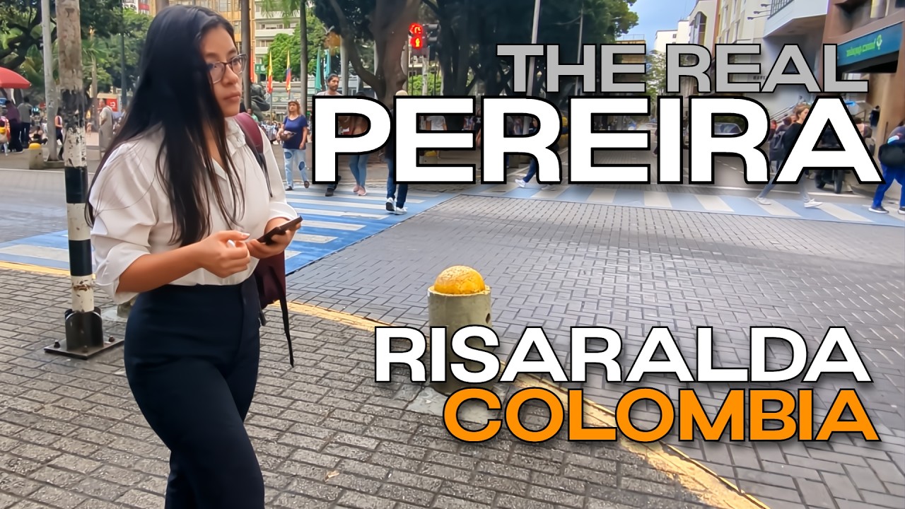 Real Pereira Colombia 🇨🇴 | What’s Happening on Carrera 7? 🌞 Walking Tour from Parque Uribe | 4K