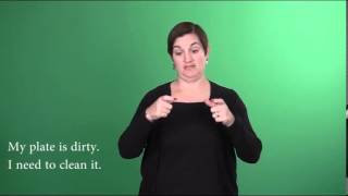 Sign Language - Level 1: Classifier Predicates Showing Size and Shape