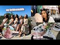 MY SURPRISE BRIDAL SHOWER | getting ready, my bridesmaids, vlog