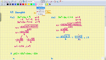 Foundations of Mathematics 11 - 7.7 Examples