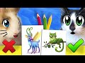 КТО ЛУЧШЕ НАРИСУЕТ НЕОБЫЧНОЕ ЖИВОТНОЕ ЧЕЛЛЕНДЖ ! ПОДПИСЧИКИ выбирают ПОБЕДИТЕЛЯ