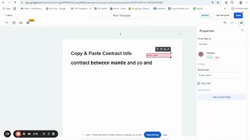 Creating a Contract in Go HighLevel