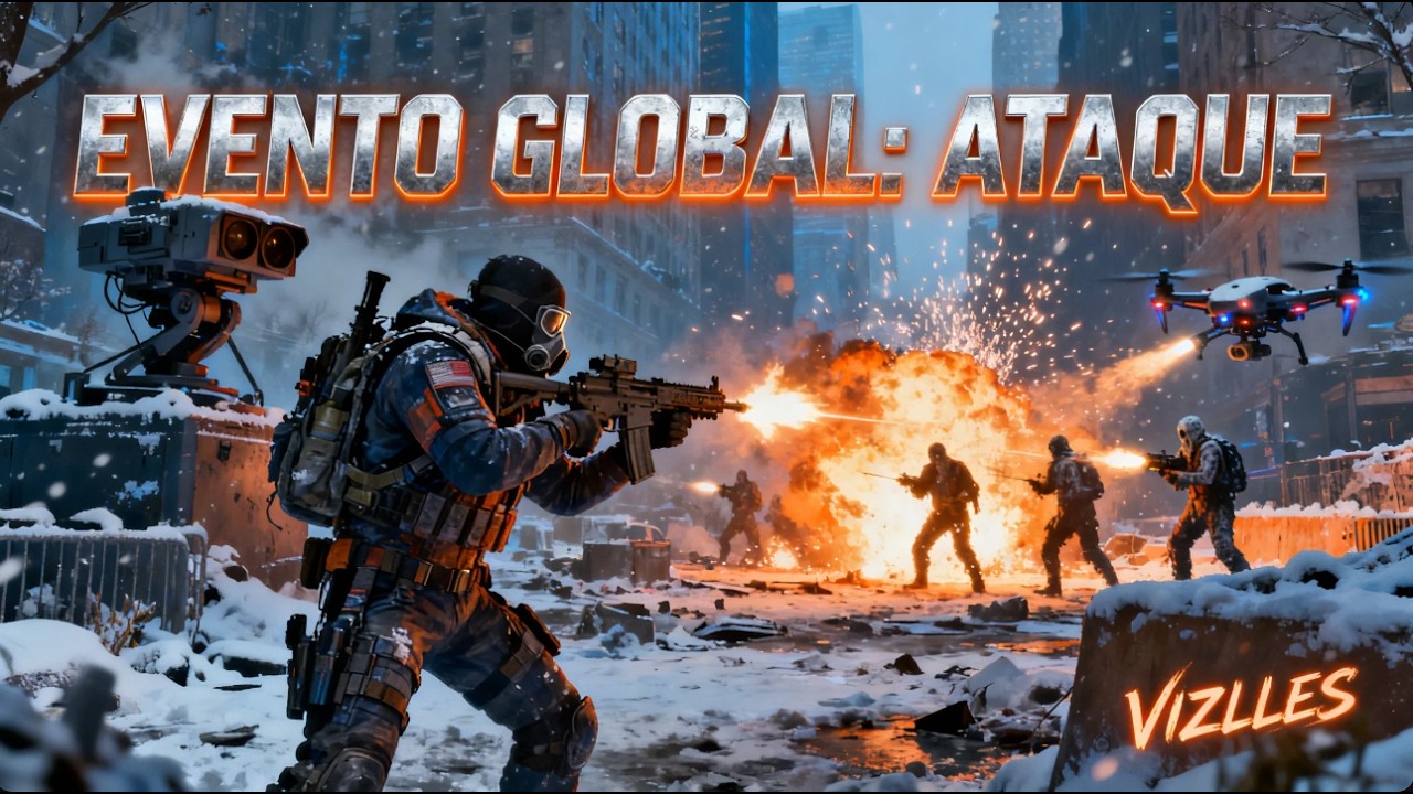 SOBREVIVI AO EVENTO GLOBAL ATAQUE! ❄🔥 The Division 1 Gameplay
