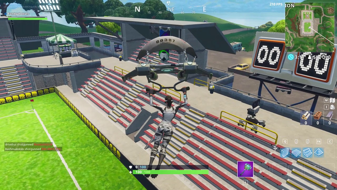 New Soccer Stadium Fortnite World Cup Loot Location Added Season 4 New Challenge Youtube