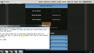Free BTC boost - 117 satoshi per claim screenshot 1