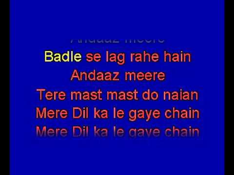 tere-mast-mast-do-nain-karaoke-hindi-song.-rahat-fateh-ali-khan.-dhabang.
