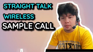 STRAIGHT TALK WIRELESS SAMPLE CALL || REDEMPTION