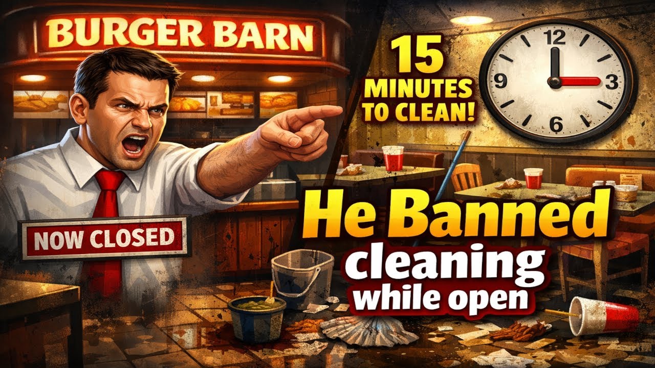 He Banned Cleaning During Open Hours...So We Followed His Rules Exactly ...