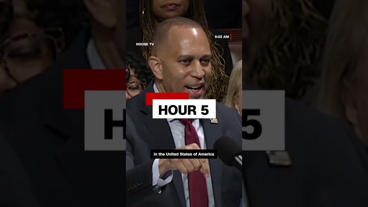 Jeffries Speaks For Nearly 9 Hours To Defy Trump S Bill