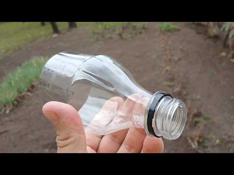 LOOK WHAT I DID WITH HALF A PET BOTTLE