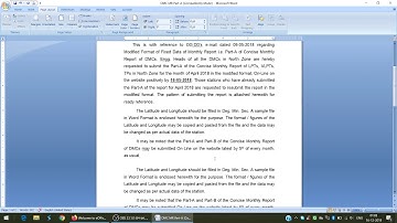 How to make proper page settings of DFA in eOffice
