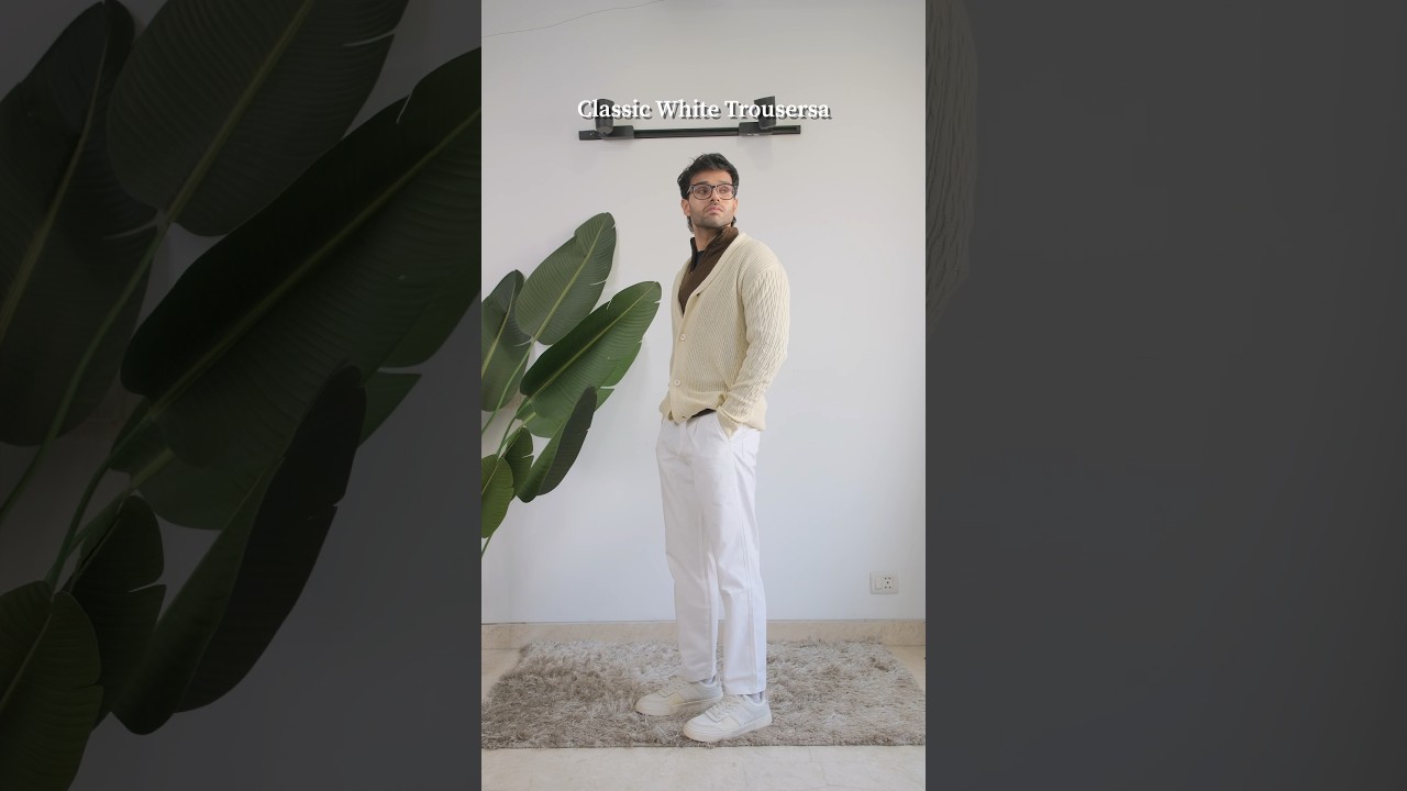 White Trousers For Men