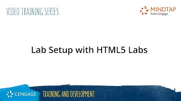 MindTap Programming: HTML5 Lab - Lab Setup