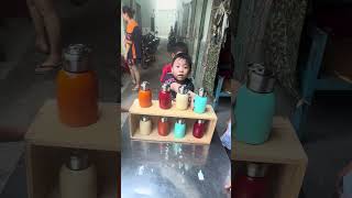 Thiện thử thách thi xếp ly theo màu trúng thưởng ￼#xuhuongyoutubeshort
