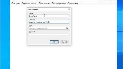 What is bookmarklet and how to create one
