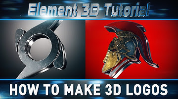 How you can create 3D logo render with Element 3D