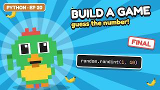 Python Project for Beginners: Guess the Number Game 🦜 | Learn Python, Ep. 20
