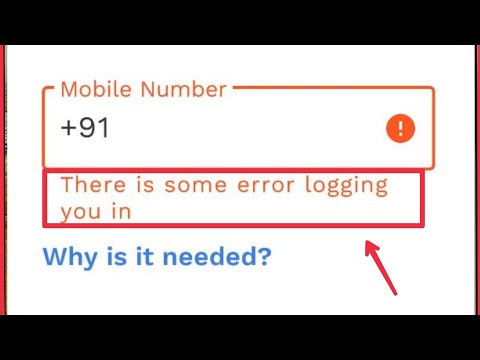 Aarogya setu App Fix There is some error logging you in issue || login failed