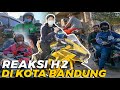 REAKSI WARGA BANDUNG MELIHAT MOTOR H2 EMAS DONI SALMANAN