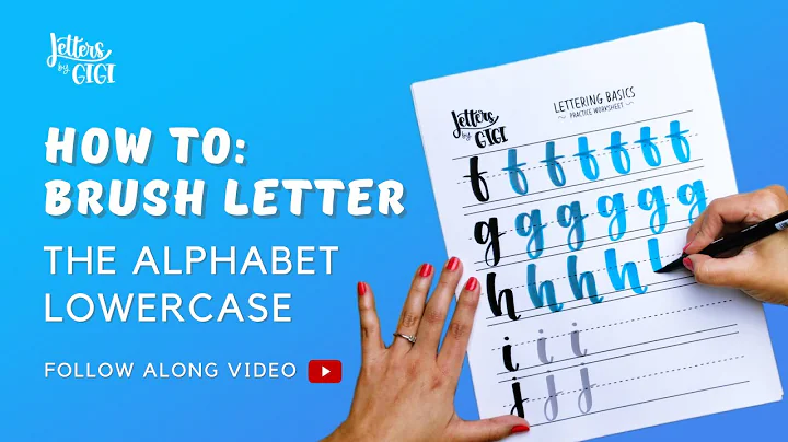 How to Brush Letter | Learn the Alphabet With Me |...