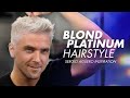 Mens Hair DYE | Silver Fox Hairstyle I Sergio Agüero Haircut Inspiration