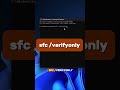How to Repair Broken Windows Files Fast #pctips #windows #tech #viral #fyp #viral #fypシ゚viralシ