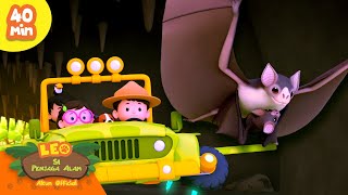 Kelelawar vampir sedang melarikan diri! 😱🦇 | Hewan Menakutkan | Leo Si Penjaga Alam | Kartun Anak