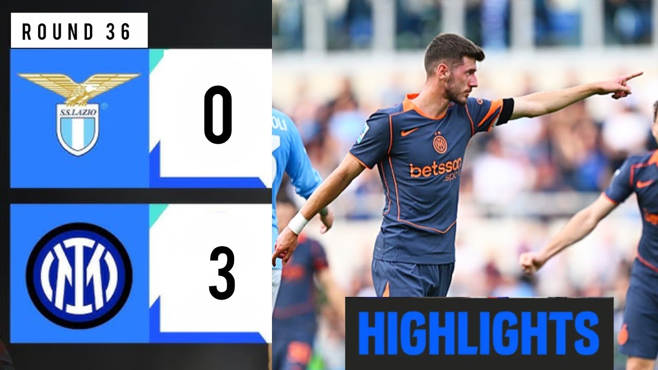 Lazio Inter (0-3) Gli Highlights | Serie A 2026 | Inter Milan vs Lazio | Inter Lazio | lazio inter