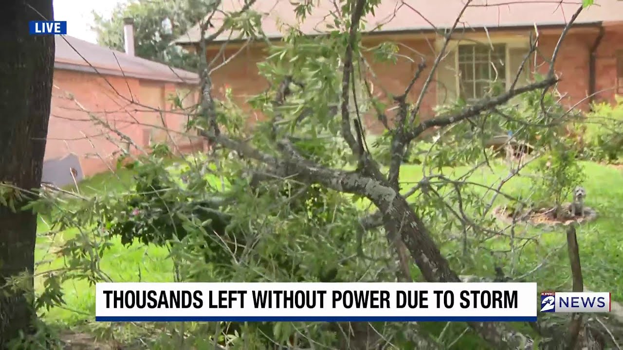 Thousands Left Without Power During Overnight Storm - YouTube