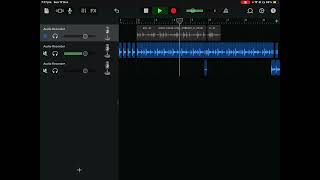 i tried manually chopping the amen break in garageband….