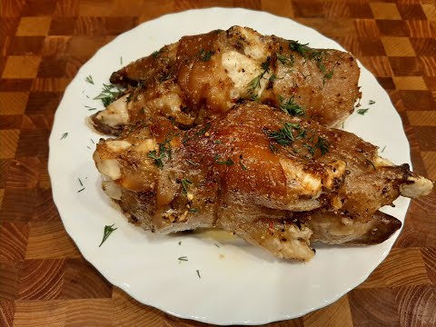 Свиные ножки.  Варено -Запеченные.  Особый рецепт