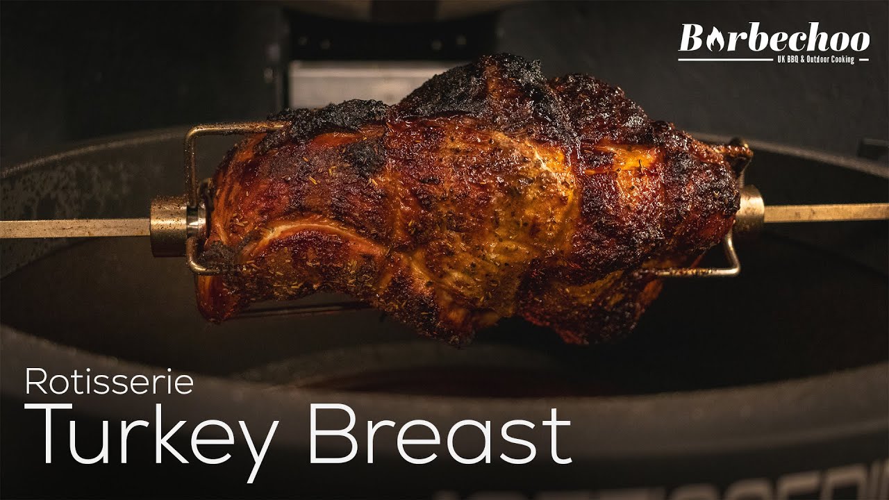 Brined Turkey Breast on the Kamado Joe Rotisserie Barbechoo YouTube