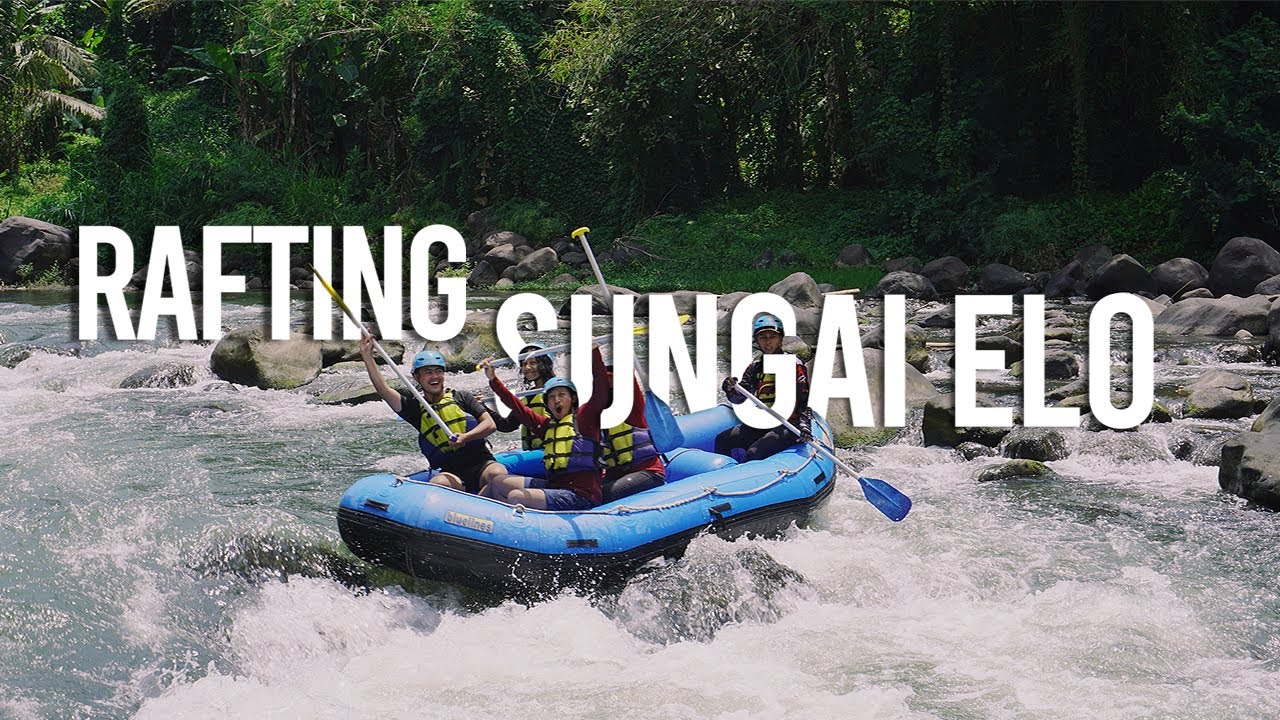 RAFTING SERU !! Sungai Elo Magelang - YouTube