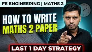 FE Engineering 🚀| Maths 2 Exam Tomorrow? Watch This First 🚨 | with RK SIR