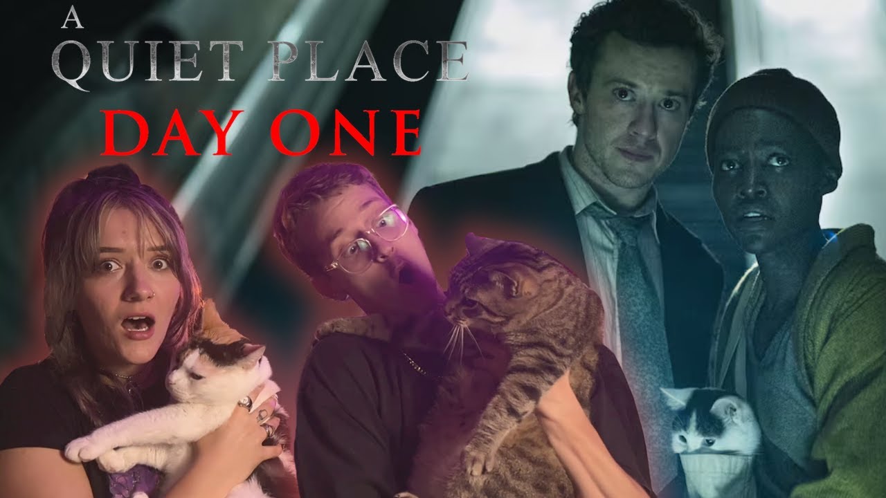 THIS CAT IS A STAR *A QUIET PLACE: DAY ONE (2024)* Movie Reaction | FIRST TIME WATCHING