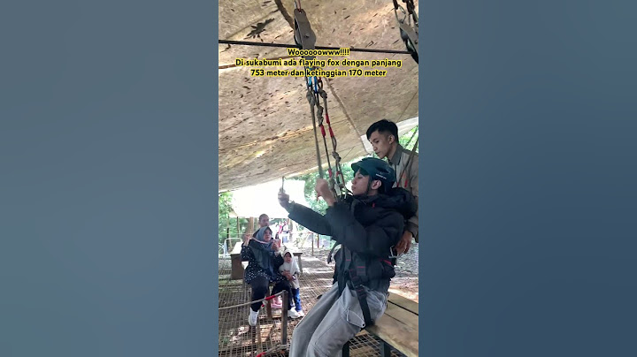 Ngeriii Flying Fox Terpanjang Tertinggi di Indonesia 753 meter dan ketinggian 200 meter #flyingfox