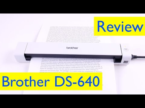 Brother DS-640 Compact Mobile Scanner Review and How to Use