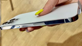 Unboxing Apple iPhone 12 Pro Max Silver / White USA Please see full video in pin comment