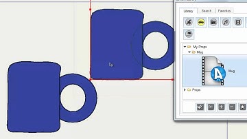 Anime Studio 9 Debut and 9 & 9.5 Pro Tutorial - Content Library