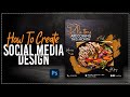 How to create social media design  photoshop  graphic design  photoshop tutorials