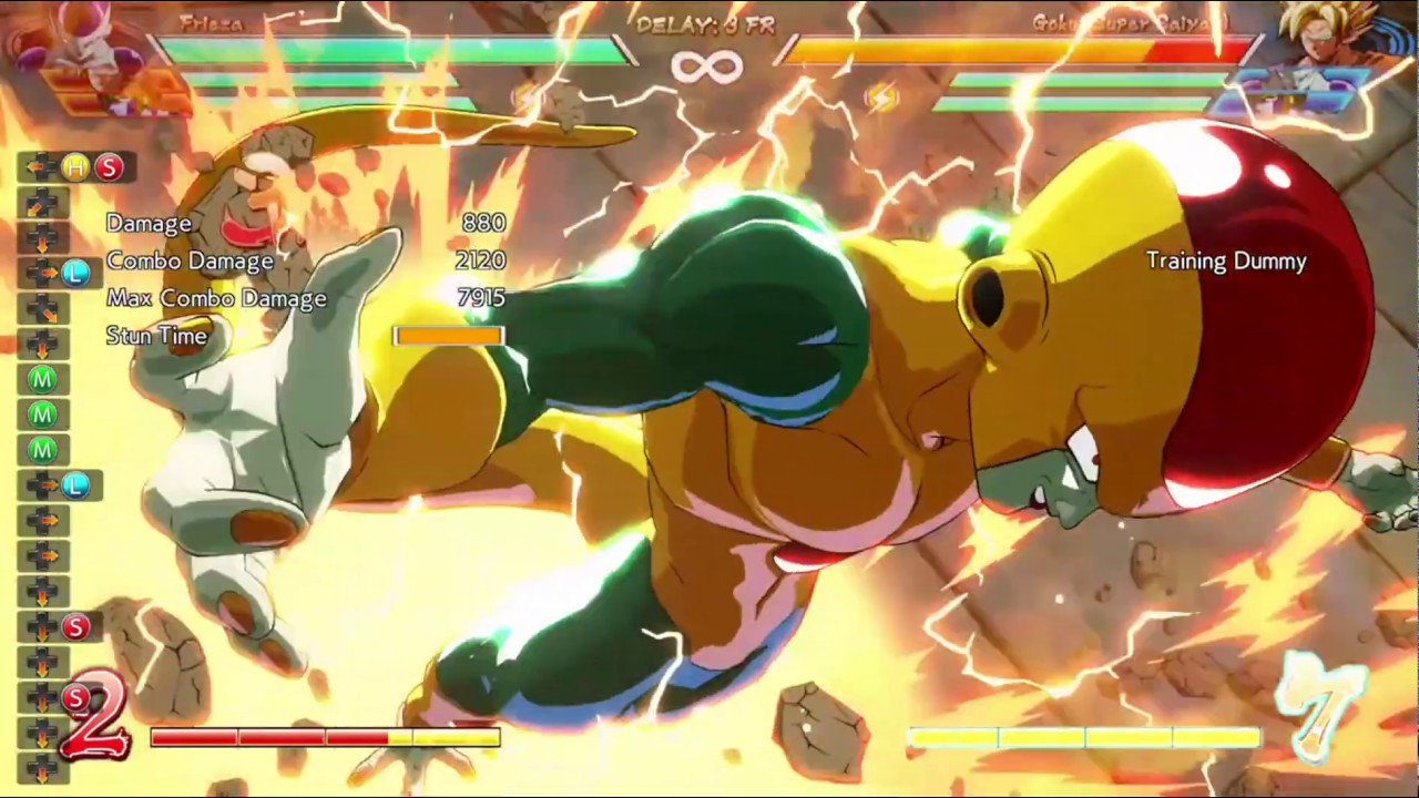 Dbfz v1.15 New patch Frieza combo routes Part 2