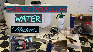 Starting off (Mobile Detailing) on a budget with ( water tanks , pumps & pump sprayers)