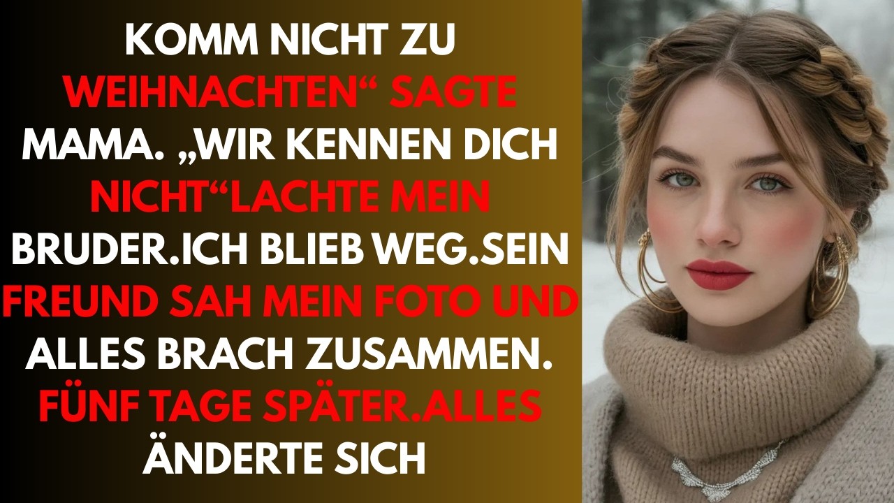 Meine Familie hat mir Weihnachten verboten – aber ich hatte das letzte Wort …