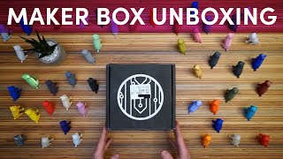 Maker Box Unboxing & 3D Printing Pugs
