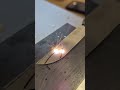 Custom opinel engraving with 30W fiber laser 🦈 #knife #laser #shorts